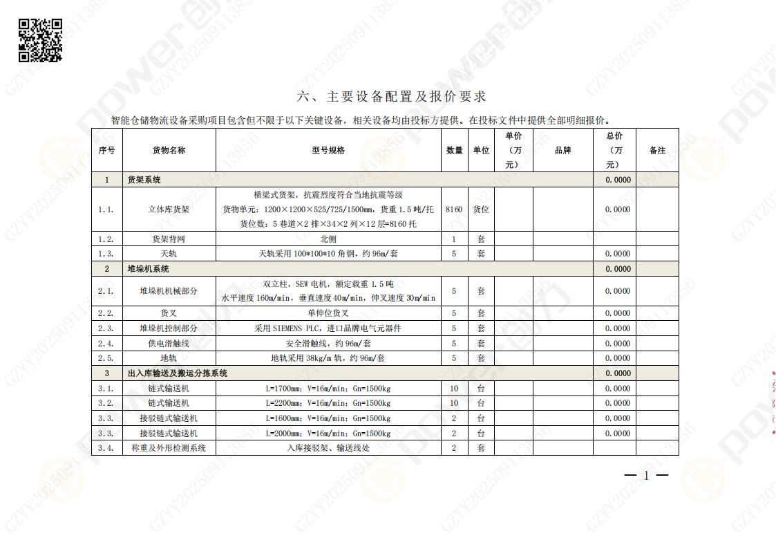 常熟自動化立體倉庫系統采購招標公告(圖51)